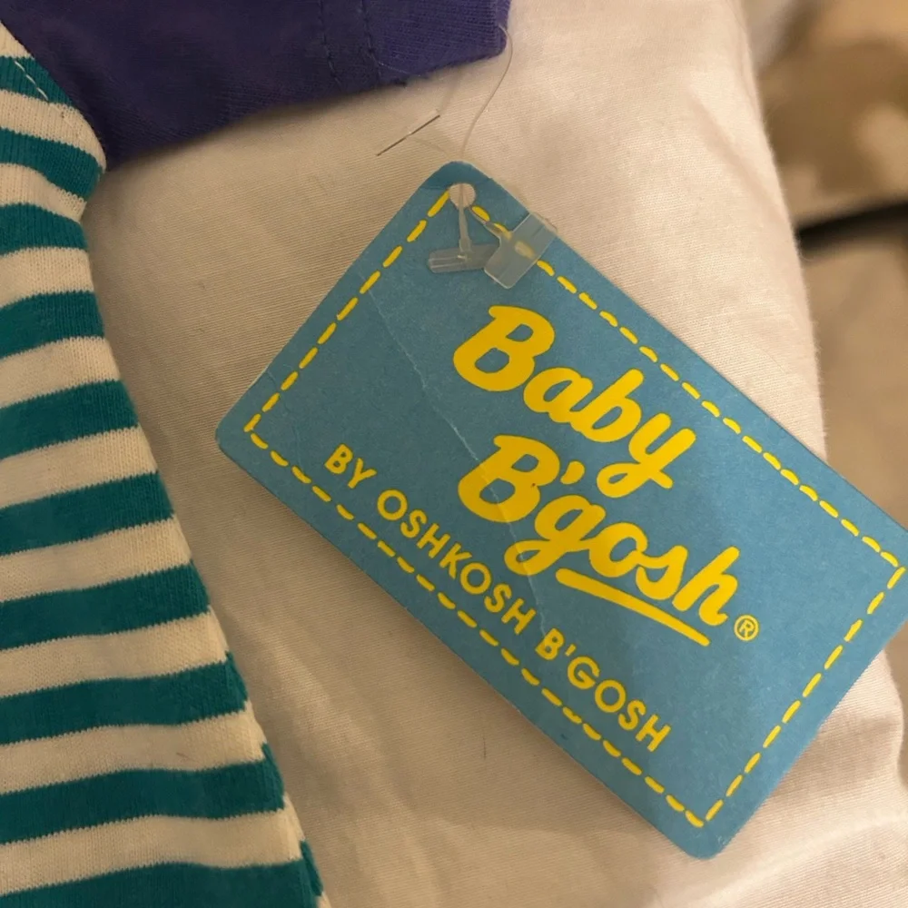 NWT Vintage Early 90’s Baby B’gosh Striped Romper/6-9 Months
